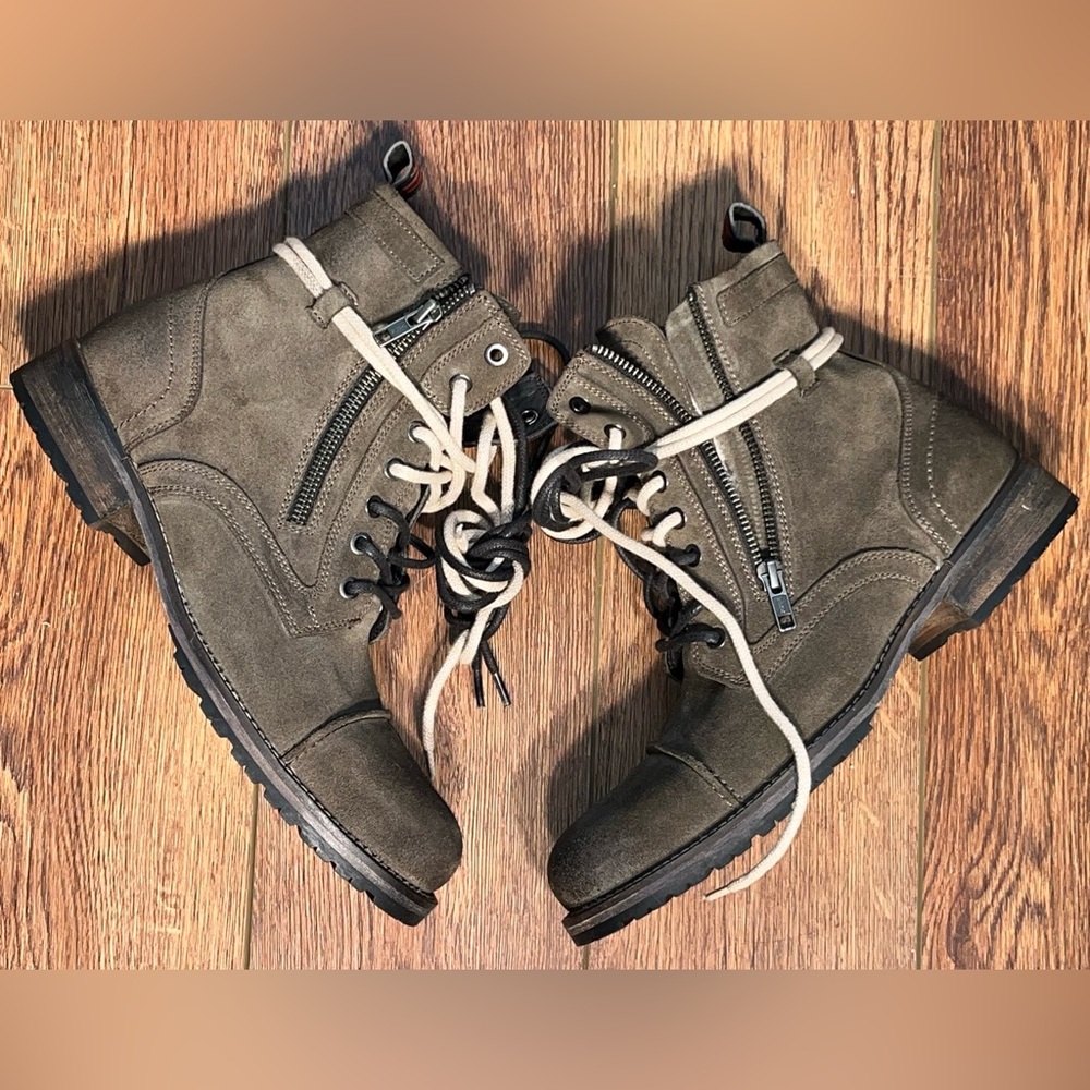 Men’s Testosterone 41 Leather Upper Pool Side Boots  Size 41
